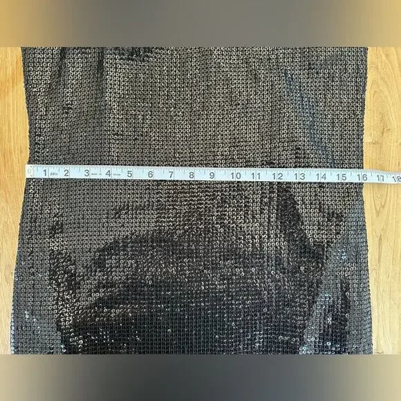 Vince Camuto Black Mini Sequin Cocktail Dress Size XS - Picture 9 of 9